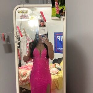 Elegant Pink Prom Dress